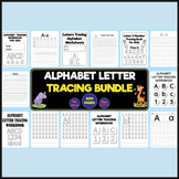 Alphabet Letter Tracing Bundle | PreK Worksheets