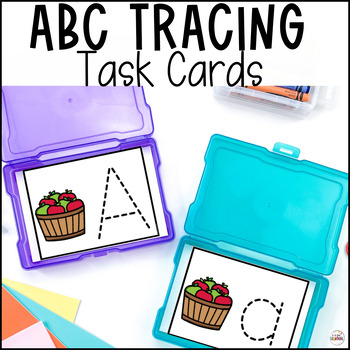 Alphabet Letter Tracing Cards | Traza el Alfabeto by E is for Erica