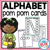 Alphabet Letter Tracing Pom Pom Worksheets and Activities