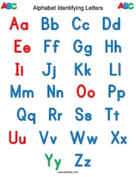 Alphabet Letter Tracing Sheet by ESL Kidz | Teachers Pay Teachers