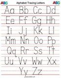Alphabet Letter Tracing Sheet