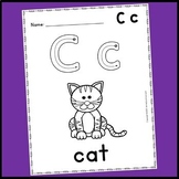 Alphabet Letter Tracing and ABC Coloring Pages Bundle {Bac