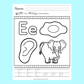 Alphabet Letter Tracing and Coloring + Letter Workbook | TPT