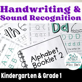 Alphabet Letter Tracing and Recognition Worksheets │Kindergarten and ...