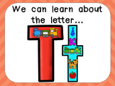 Alphabet Letter Tt PowerPoint Presentation- Letter ID, Sou
