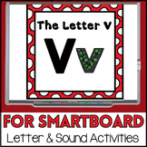 Alphabet -- Letter V SMARTboard Activities (Smart Board)