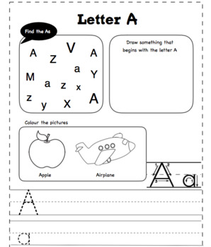 Alphabet Letter Worksheets by Little Lory | Teachers Pay Teachers