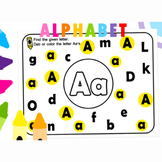 Alphabet Letter Worksheets! Alphabet Recognition Activity 