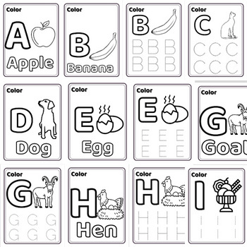 Alphabet Letter Worksheets | Coloring Pages, Sounds & Tracing Kindergarten