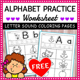 Alphabet Letter Worksheets | Letter Recognition | Sounds &