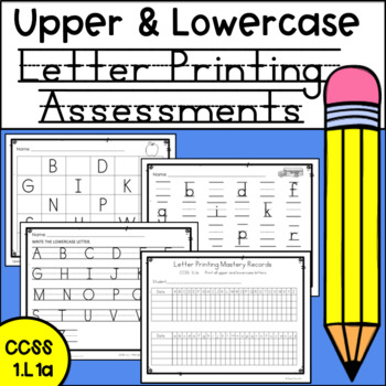 Preview of Alphabet Letter Writing Assessment