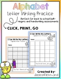 Alphabet Letter Writing Practice