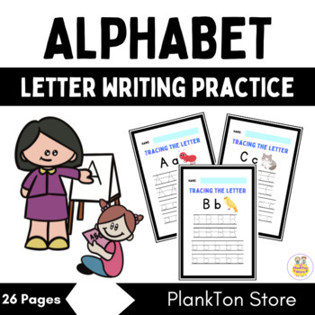 Alphabet Letter Writing Practice / Alphabet Handwriting / Tracing The ...