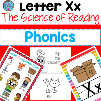 Preview of Alphabet Letter X The Science of Reading Preschool Kindergarten 1st ESL Phonics