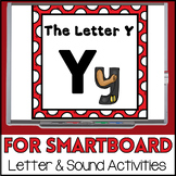Alphabet -- Letter Y SMARTboard Activities (Smart Board)
