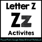 Alphabet -- Letter Z SMARTboard Activities (Smart Board)