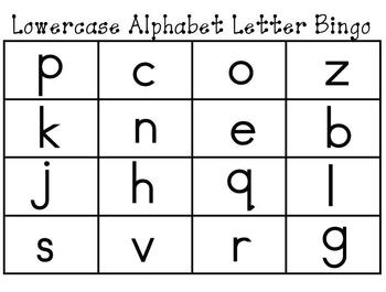 alphabet letter and letter sounds bingo cards by kindertrips tpt