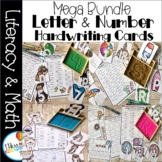 Alphabet Letter and Number Handwriting Tracing Card Mega Bundle