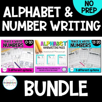 Interactive Handwriting Practice Lessons (Numbers & Letters)