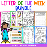 Preview of Alphabet Letter of the Week A to Z Bundle