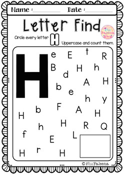 Alphabet Letter of the Week H by Miss Faleena | Teachers Pay Teachers
