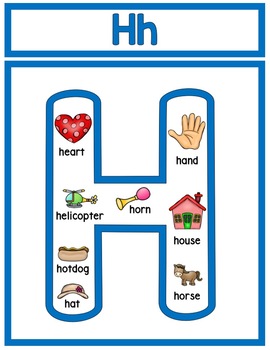 Alphabet Letter of the Week: H by Teach PreK | Teachers Pay Teachers