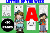 Alphabet Letter of the Week - Letter A Activity Workbook