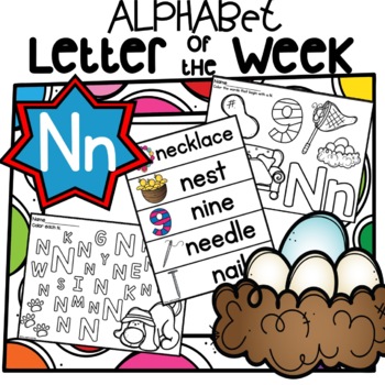 Preview of Alphabet Letter of the Week N