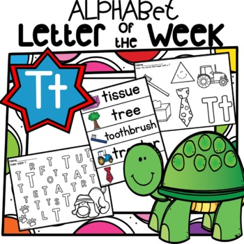 Preview of Alphabet Letter of the Week T