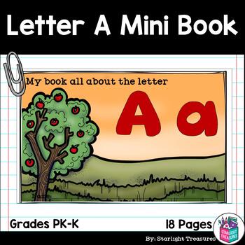 Preview of Alphabet Letter of the Week: The Letter A Mini Book