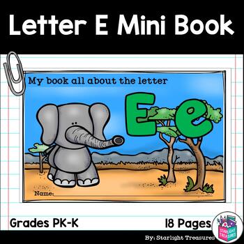 Preview of Alphabet Letter of the Week: The Letter E Mini Book