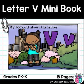 Preview of Alphabet Letter of the Week: The Letter V Mini Book