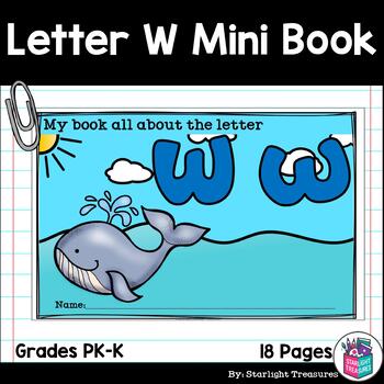 Preview of Alphabet Letter of the Week: The Letter W Mini Book