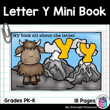 Preview of Alphabet Letter of the Week: The Letter Y Mini Book
