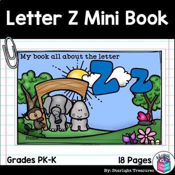 Preview of Alphabet Letter of the Week: The Letter Z Mini Book