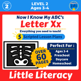 The Letter X Worksheets