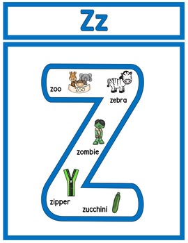 Alphabet Letter of the Week: Z by Teach PreK | Teachers Pay Teachers