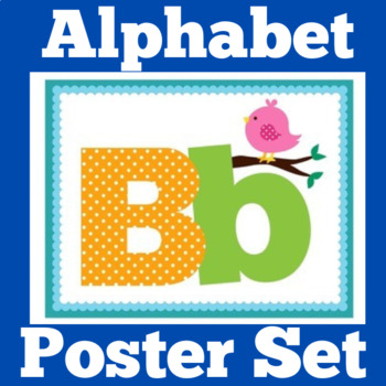 Alphabet Posters With Pictures | Kindergarten by Green Apple Lessons