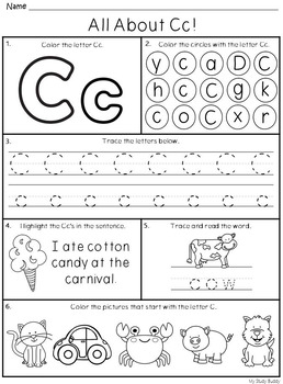 alphabet letters a z kindergarten alphabet worksheets back to school