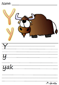 alphabet letters a z kindergarten worksheets by kinderellas magic