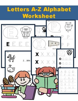 Preview of Alphabet Letters A-Z Worksheets