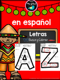 Alphabet Letters A-Z in SPANISH - NO Prep
