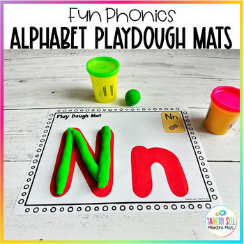 Alphabet Playdough Mats | Fun Phonics by Yaneth Sell - Maestra Miss