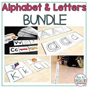 Preview of Alphabet & Letters BUNDLE - Special Education and Early Literacy Resources