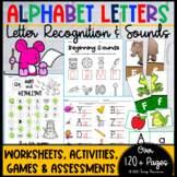 Alphabet Letters & Beginning Sounds Worksheets, Assessment