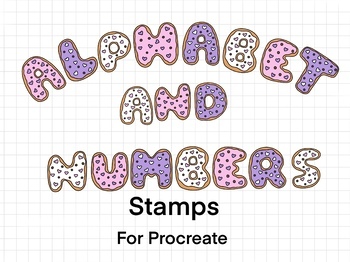 Preview of Alphabet Letters Cookie clip art