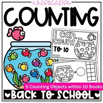 Preview of Alphabet Letters + Counting Printable Workbooks for K-1