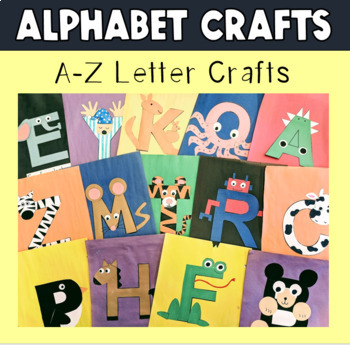 Alphabet Letters Crafts | Beginning Sound Letter Craft | Phonics Activities