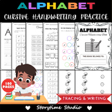 Alphabet Letters Cursive Handwriting Practice Sheets | Alp