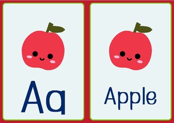 Preview of Alphabet Letters Flashcard